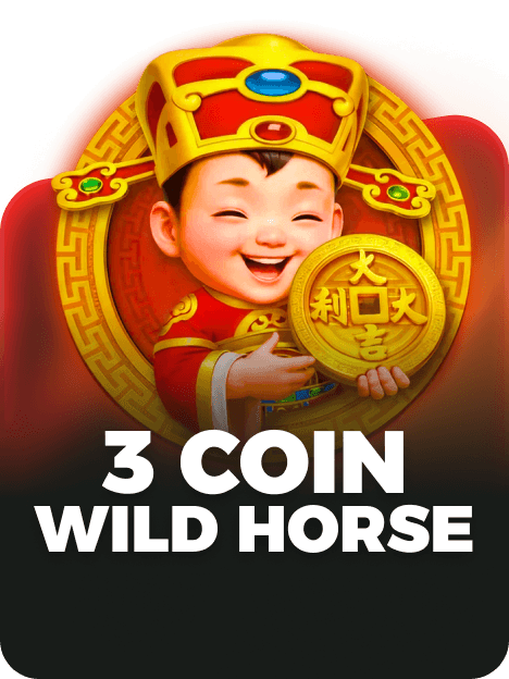 3 Monedas Caballo Salvaje
